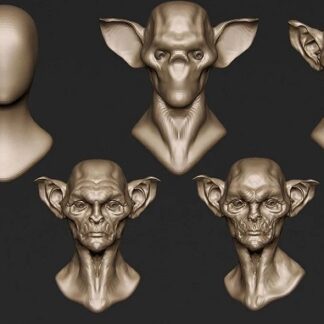 flippednormals-concept-sculpting-an-orc-bust