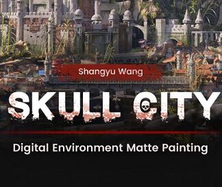 digital-environment-matte-painting-skull-city