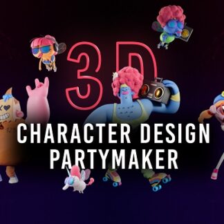 motion-design-school-3d-character-design-partymaker